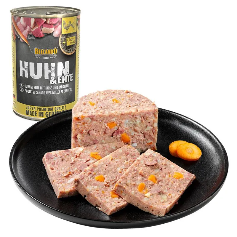 Belcando Poulet & Canard, millet, carottes (6 X 800gr)